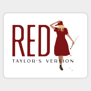 Red Taylors Version Magnet